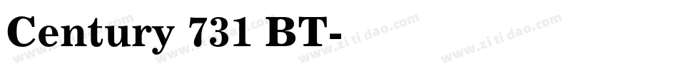 Century 731 BT字体转换